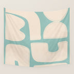 Minimal Abstract Composition 14 Wall Tapestry Gallery Image 4