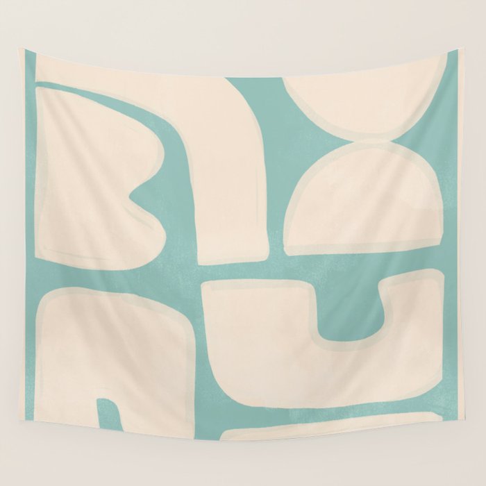 Minimal Abstract Composition 14 Wall Tapestry Gallery Image 1