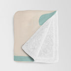 Minimal Abstract Composition 14 Throw Blanket Gallery Image 3