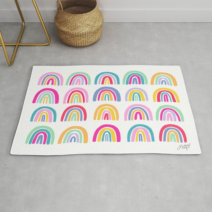 Colorful Rainbows Rug Gallery Image 1