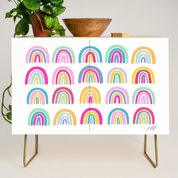 Colorful Rainbows Credenza Gallery Image 1