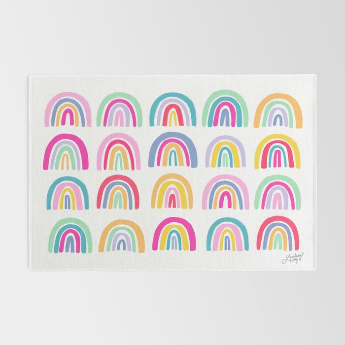 Colorful Rainbows Rug Gallery Image 2