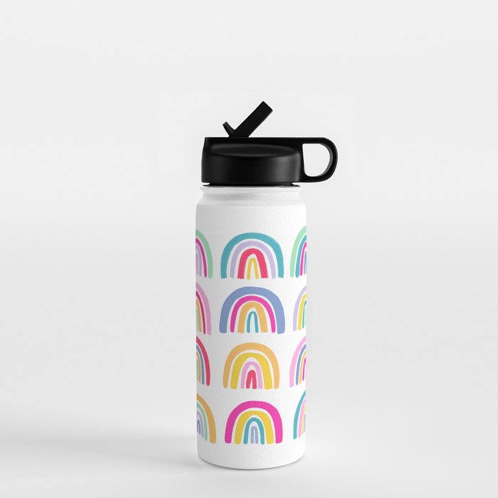 Colorful Rainbows Water Bottle Gallery Image 1