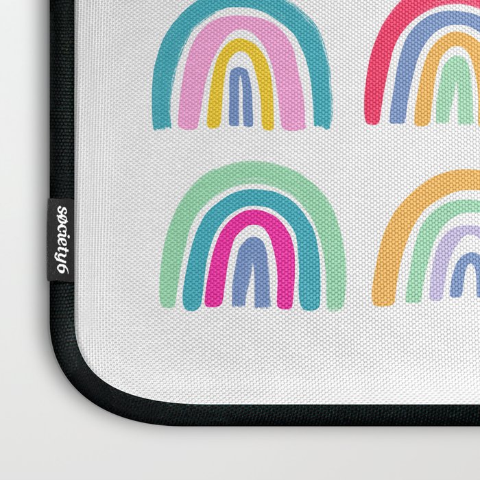 Colorful Rainbows Laptop Sleeve Gallery Image 3