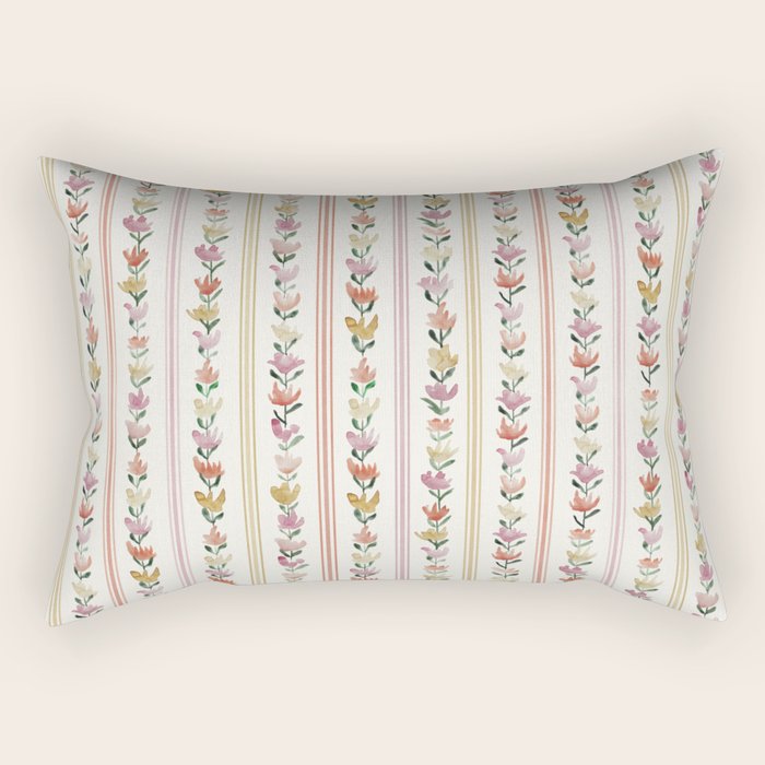 Tulip Stripes Rectangular Pillow Gallery Image 1