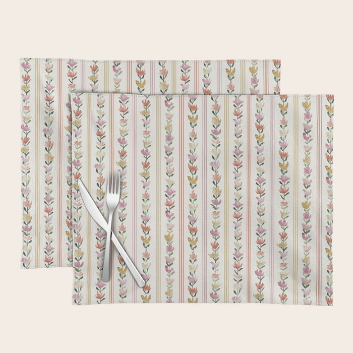 Tulip Stripes Placemat Gallery Image 1