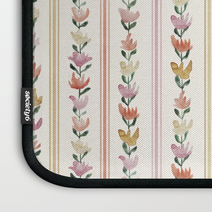 Tulip Stripes Laptop Sleeve Gallery Image 3