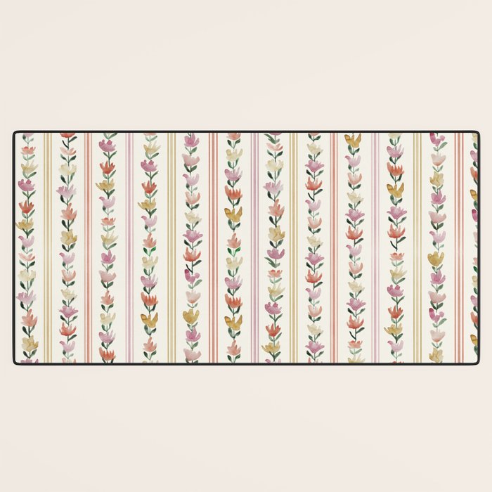 Tulip Stripes Desk Mat Gallery Image 3