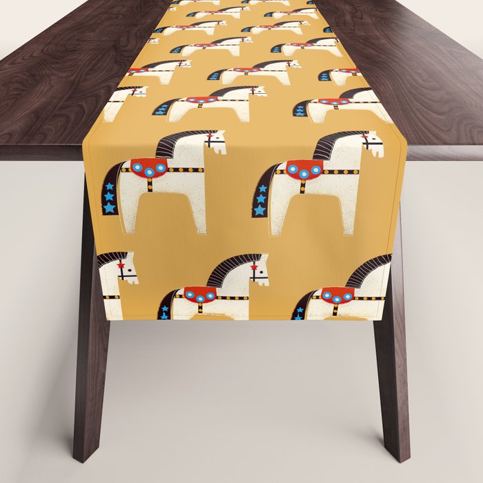 Festive Pony - illustration Table Runner Gallery Image 1