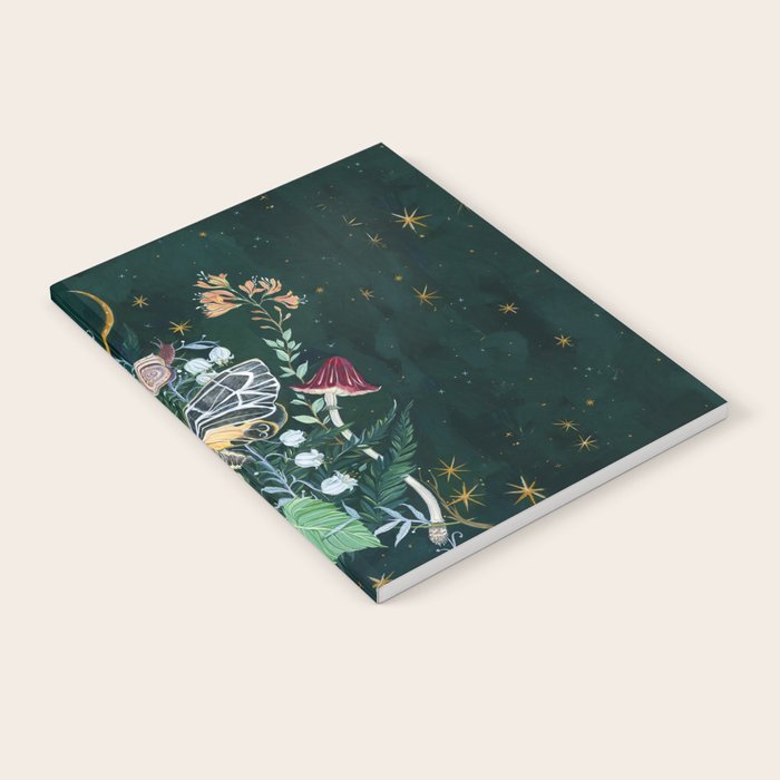 Mushroom night moth Notebook Gallery Image 1
