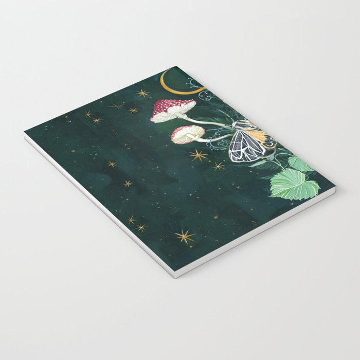 Mushroom night moth Notebook Gallery Image 3