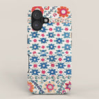 Kermina Suzani Uzbekistan Embroidery Print iPhone Case Gallery Image 1