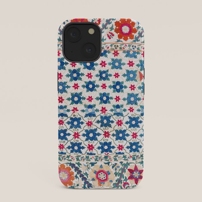Kermina Suzani Uzbekistan Embroidery Print iPhone Case Gallery Image 33