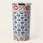 Kermina Suzani Uzbekistan Embroidery Print Travel Mug Gallery Image 1