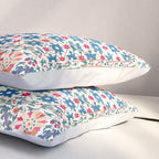 Kermina Suzani Uzbekistan Embroidery Print Pillow Sham Gallery Image 3