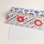 Kermina Suzani Uzbekistan Embroidery Print Wrapping Paper Gallery Image 2