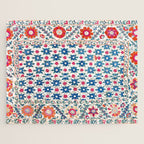Kermina Suzani Uzbekistan Embroidery Print Jigsaw Puzzle Gallery Image 1
