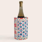 Kermina Suzani Uzbekistan Embroidery Print Wine Chiller Gallery Image 2
