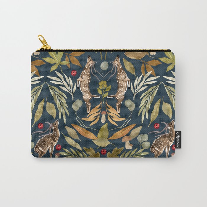 Deer in a wild nature forest DD Carry All Pouch Gallery Image 1