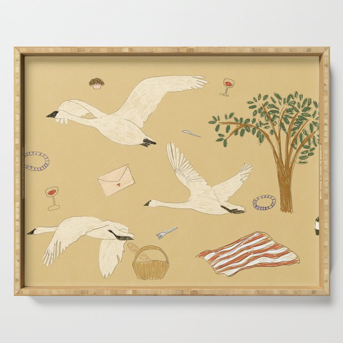 Picnic in the park Serving Tray Gallery Image 1