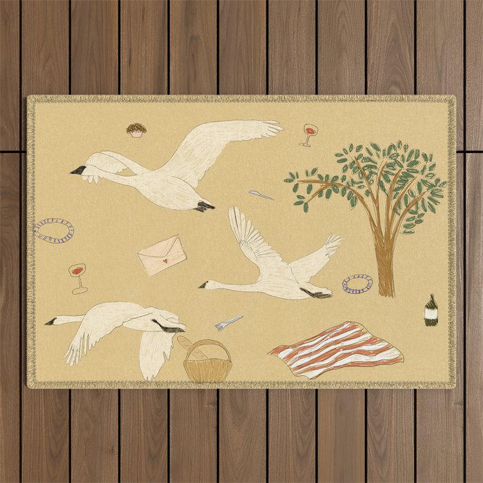Picnic in the park Outdoor Rug Gallery Image 1
