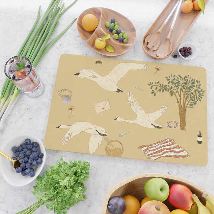 Picnic in the park Cutting Board Gallery Image 2