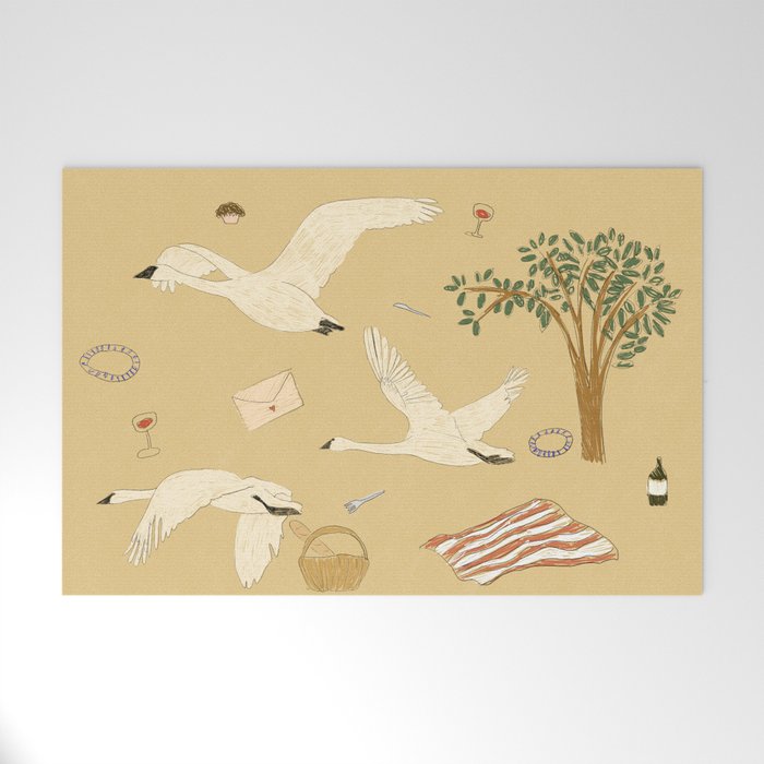 Picnic in the park Welcome Mat Gallery Image 1