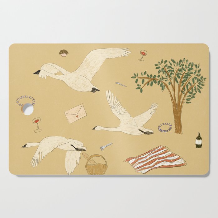 Picnic in the park Cutting Board Gallery Image 1