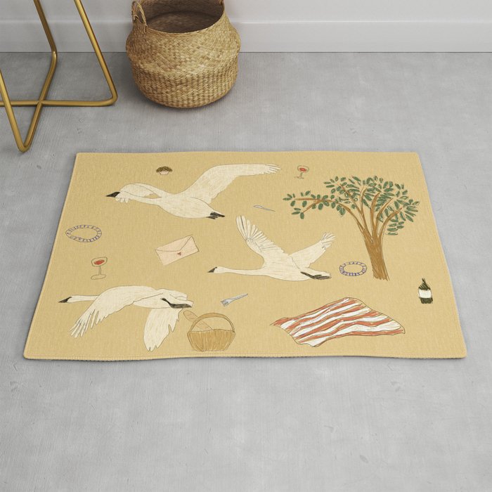 Picnic in the park Rug Gallery Image 1