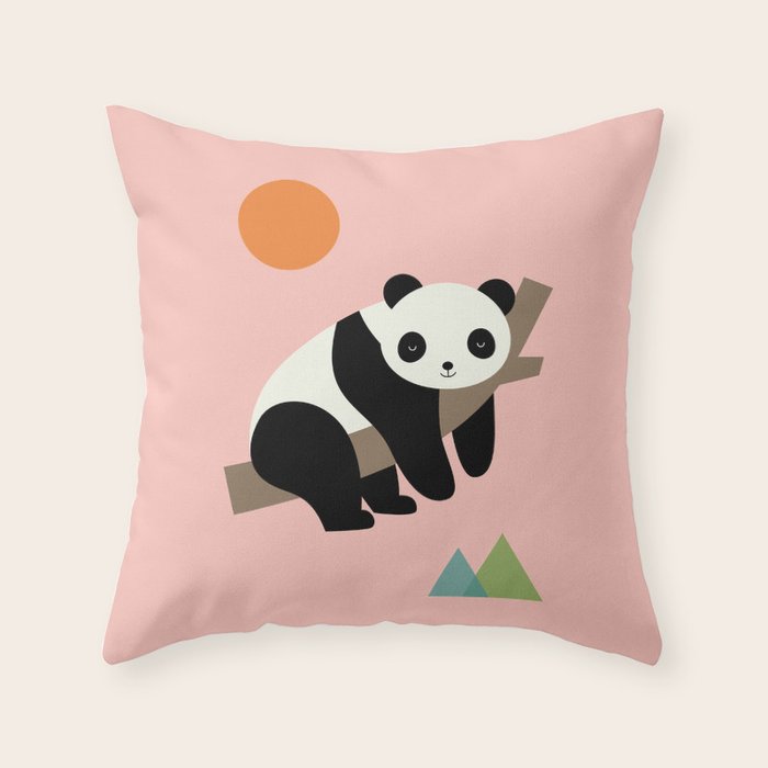 Lazy Day Throw Pillow Gallery Image 1