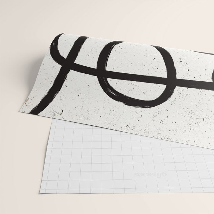 Japandi Minimal Marker Shapes Wrapping Paper Gallery Image 2