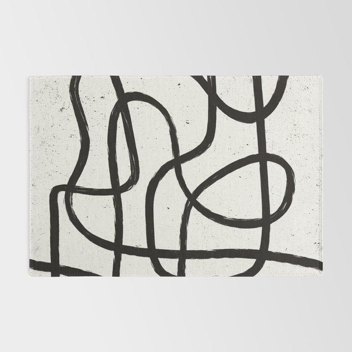 Japandi Minimal Marker Shapes Rug Gallery Image 2