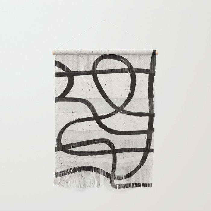 Japandi Minimal Marker Shapes Wall Hanging Gallery Image 1