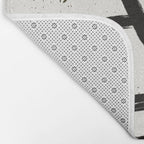 Japandi Minimal Marker Shapes Bath Mat Gallery Image 2