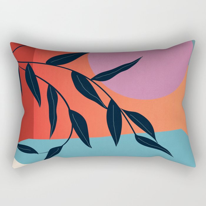 Geometric Shapes 140 Rectangular Pillow Gallery Image 2