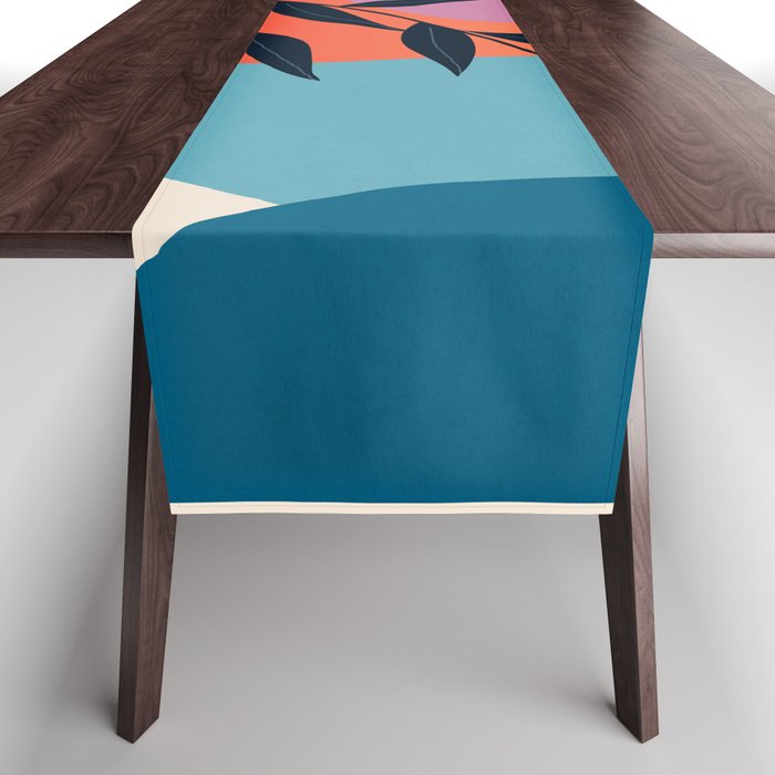Geometric Shapes 140 Table Runner Gallery Image 1
