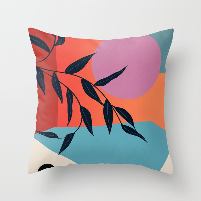 Geometric Shapes 140 Throw Pillow Gallery Image 1