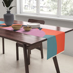 Geometric Shapes 140 Table Runner Gallery Image 2