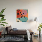 Geometric Shapes 140 Wood Wall Art Gallery Image 2