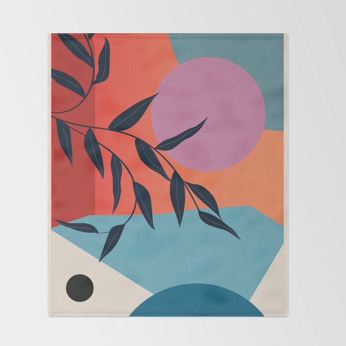 Geometric Shapes 140 Throw Blanket Gallery Image 2