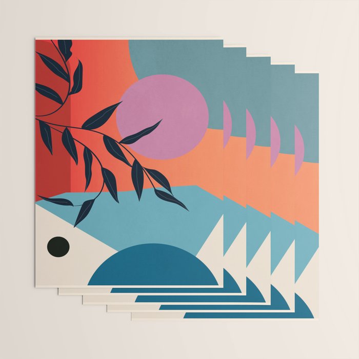 Geometric Shapes 140 Wrapping Paper Gallery Image 3