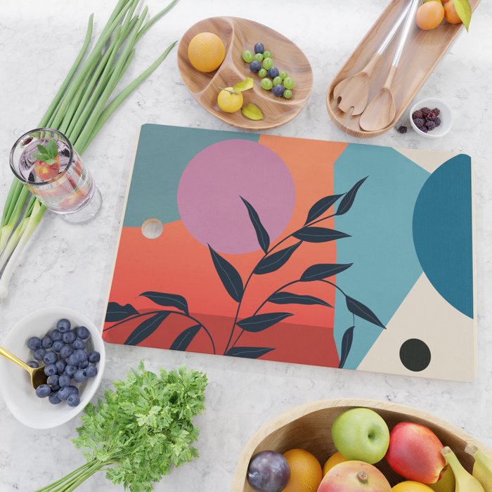 Geometric Shapes 140 Cutting Board Gallery Image 2
