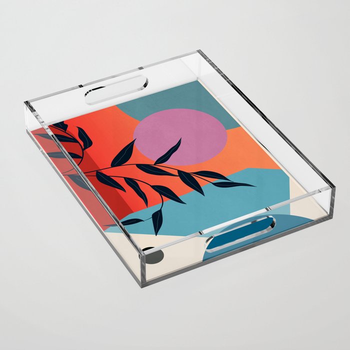Geometric Shapes 140 Acrylic Tray Gallery Image 1