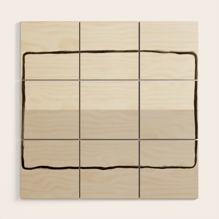 Minimal Space 03 Wood Wall Art Gallery Image 1