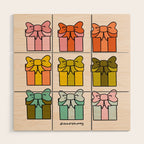 Rainbow Presents Wood Wall Art Gallery Image 1