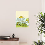 home is where you park it // wandering in new zealand // retro surf art by surfy birdy Poster Gallery Image 2