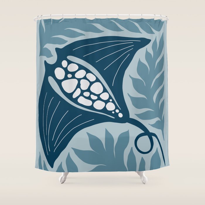 Manta Ray Shower Curtain Gallery Image 1