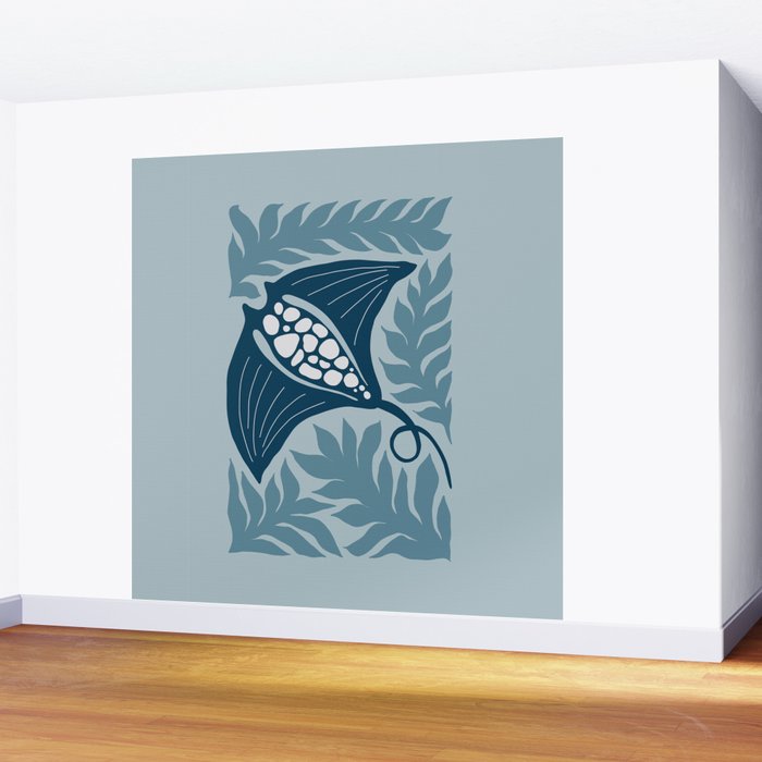 Manta Ray Wall Mural Gallery Image 2