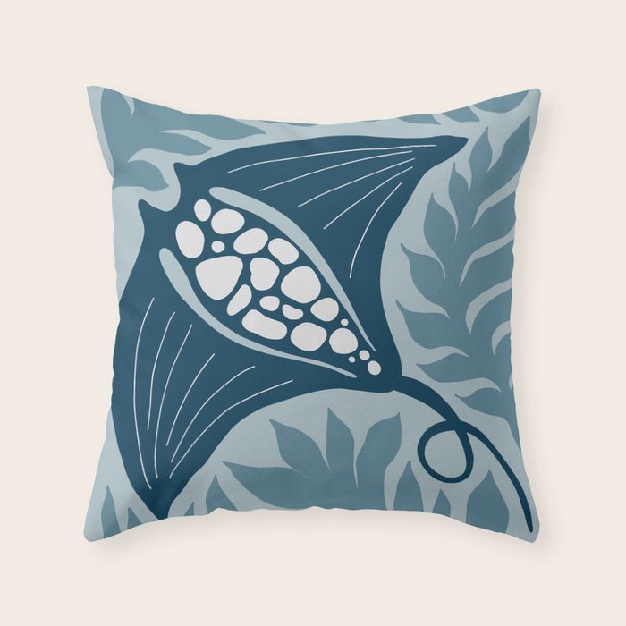 Manta Ray Throw Pillow Gallery Image 6