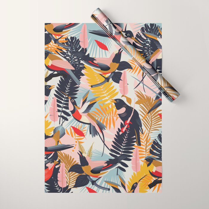 Paradise Birds II. Wrapping Paper Gallery Image 1